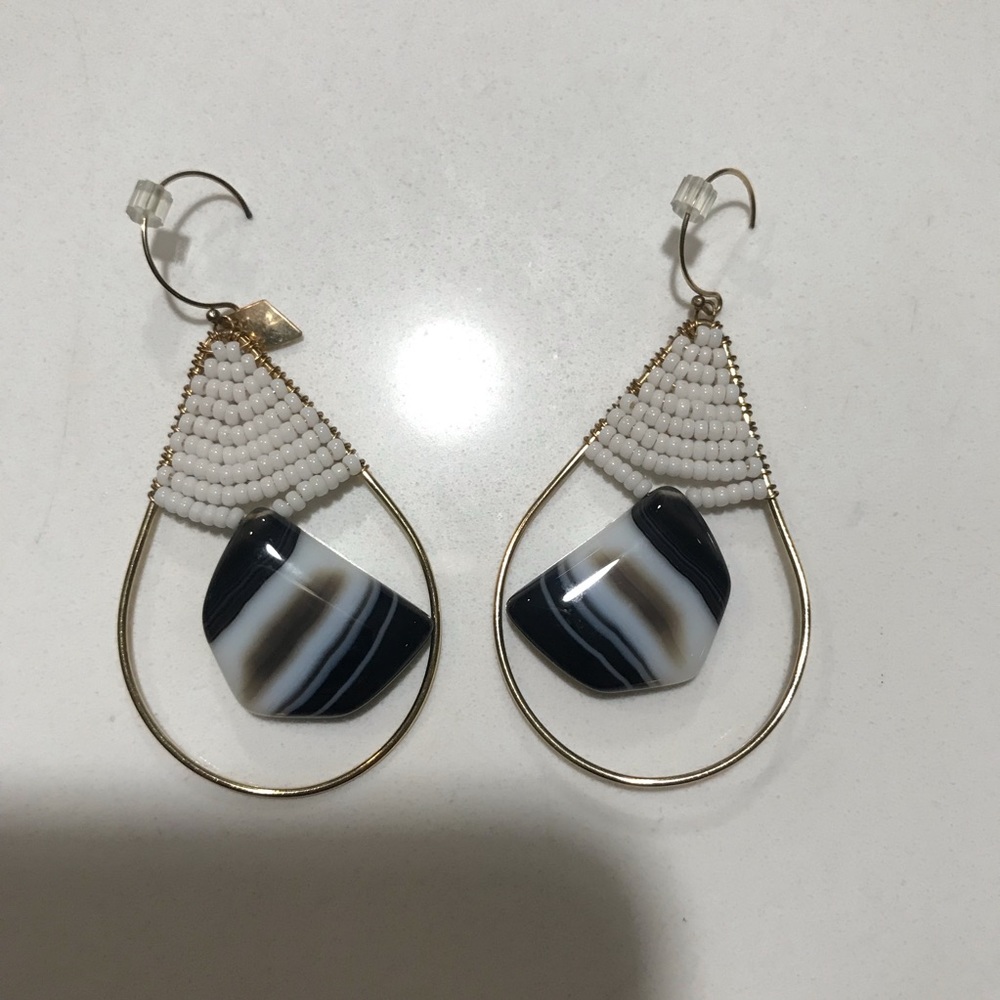 Mere hand made bead earrings